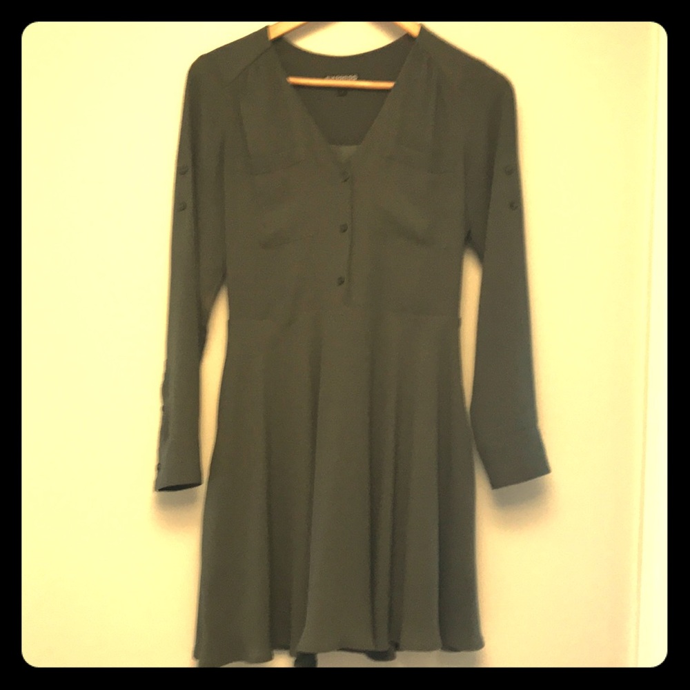 EXPRESS Green Dress